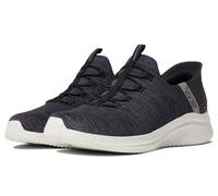 Skechers Herren Ultra Flex 3 Loafer, Black White, 45 EU Wide