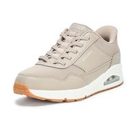 Skechers Herren UNO BANKSIA Trainer, Taupe Duraleather/Mesh, 41 EU