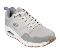 Skechers Herren Sneaker UNO Retro One Duraleather Naturleder und Wildleder Beige Größe 45