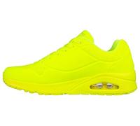 Skechers Herren UNO Stand On Air Sneaker, Lime Durabuck Trim, 43 EU