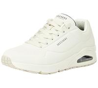 Skechers Herren UNO Stand ON AIR Sneaker, Off White Durabuck/Mesh, 40 EU
