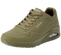 Skechers Herren UNO Stand On Air Sneakers, Olive Durabuck Mesh, 44 EU