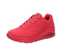 Skechers Herren Uno Stand On Air sneakers, Red Durabuck Mesh, 44 EU