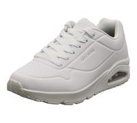 Skechers Herren UNO-Stand On Air Sneaker, White Durabuck/Mesh, 41.5 EU Weit