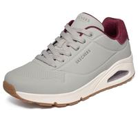 Skechers UNO - Suited On Air Sneaker in Taupe/Burgundy, Größe 41