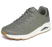 Skechers Herren Uno Tailored Air Turnschuhe, Olive Duraleather / Olive Suede, 42.5 EU