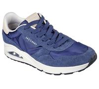 Sneaker SKECHERS "UNO-VINTAGE DAYZ", Herren, Gr. 47,5, blau (navy), Leder, casual, Schuhe, Keilsneaker, Sneaker mit Luftkissen (69318952-47,5) navy