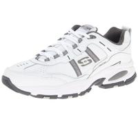 Skechers Herren Vigor 2.0 Serpentin Sneaker, Weiß Charcoal, 44.5 EU