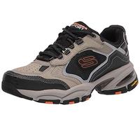 Skechers Herren Vigor 3.0 mit Goodyear Gummi-Außensohle Oxford, Taupe/Schwarz, 42 EU Weit