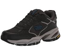 Skechers Herren Vigor 3.0 Slipper, Schwarz/Dunkelgrau, 42.5 EU