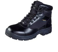 Skechers Herren Wascana Benen Bau-Stiefel, Black Leather W Textile, 48.5 EU