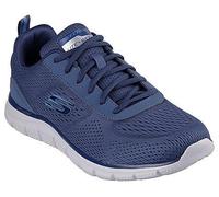 Skechers Herrenschuhe Halbschuhe Blau Blau - Gr. - 45