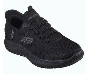 Skechers Herrenschuhe Halbschuhe Schwarz Schwarz - Gr. - 47.5