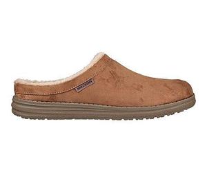 Skechers Herrenschuhe Hausschuhe Braun Braun - Gr. - 46