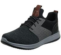 Skechers Herren Klassische Passform-delson-Camden Sneaker, schwarz/grau, 44 EU