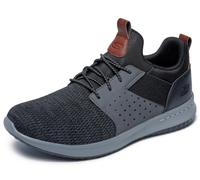 Skechers Herrenschuhe, Relaxed Fit: Braver Rayland, Schwarz | Lässig, luftgekühlter Memory-Schaum, Skech-Strick-Mesh, leicht, vegan