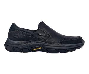 Skechers Herrenschuhe Slipper Schwarz Schwarz - Gr. - 44