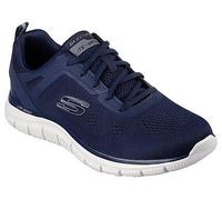 Skechers Herrenschuhe Sportliche Schnürer Blau Blau - Gr. - 43