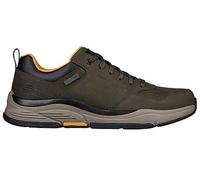 Skechers Herrenschuhe Sportliche Schnürer Grün Grün - Gr. - 43