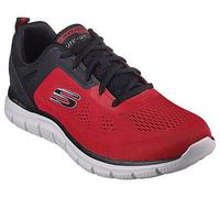 Skechers Herrenschuhe Sportliche Schnürer Rot Rot - Gr. - 44