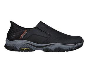 Skechers Herrenschuhe Sportliche Schnürer Schwarz Schwarz - Gr. - 41