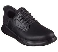 Skechers Herrenschuhe Sportliche Schnürer Schwarz Schwarz - Gr. - 42