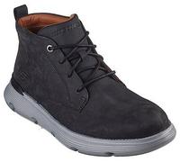 Skechers Herrenschuhe Sportliche Schnürer Schwarz Schwarz - Gr. - 46