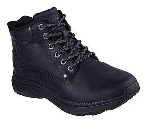 Skechers Herrenschuhe Stiefel Schwarz Schwarz - Gr. - 48.5