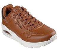 Skechers Herren UNO Harry Kane Air Sneaker, Brown Duraleather Brown Suede, 42 EU