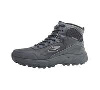 Trekkingschuh SKECHERS "HILLCREST 2.0", Herren, Gr. 46, schwarz, Lederimitat, Textil, Schuhe, Schnürboots, Freizeitschuh, wasserabweisend (33817322-46) schwarz