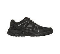 Sneaker SKECHERS "Skechers Sneaker Lederimitat", Herren, Gr. 43, schwarz, Lederimitat, Schuhe Sneaker (59943222-43) schwarz