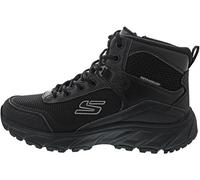 Trekkingschuh SKECHERS "HILLCREST 2.0", Herren, Gr. 41, schwarz, Lederimitat, Textil, Schuhe, Schnürboots, Freizeitschuh, wasserabweisend (33817322-41) schwarz