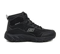 Trekkingschuh SKECHERS "HILLCREST 2.0", Herren, Gr. 42, schwarz, Lederimitat, Textil, casual, Schuhe, Schnürboots, Freizeitschuh, wasserabweisend (33817322-42) schwarz