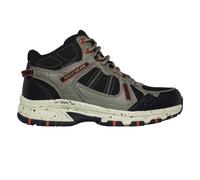 Skechers - "Hillcrest" Logo Wanderstiefel für Herren, Leder (Natürlich/Schwarz) EU 40,5 / UK 7