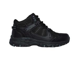Skechers - "Hillcrest" Logo Wanderstiefel für Herren, Leder (Schwarz) EU 39/UK 6