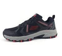 Skechers Herren Hillcrest Waterproof Hiker Hiking Shoe, Schwarz/Rot, 43 EU