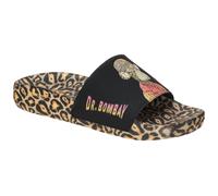 Skechers Herren Slides, Fußbett mit Leopardenmuster, 43 EU