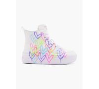 Skechers Hyperlift Hoher Sneaker, Farbe Weiß, Größe 32