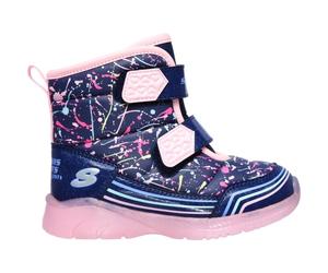 Skechers ILLUMI-BRIGHTS-POWER PAINT Mädchen Winterstiefel, dunkelblau, größe 21