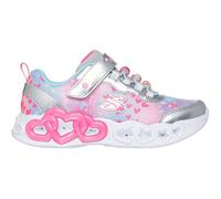 Skechers Infinite Heart Lights - Heart Jewels Kinder Halbschuhe, silber, Größe 33 EU 33