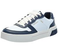 Skechers Jade Best in Class Schnürschuhe für Damen, weiß/Marineblau, 8.5