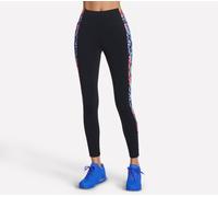 Skechers Jason Naylor: Love Full Length High-Waist Legging Hosen in Violett/Orange, Größe XL