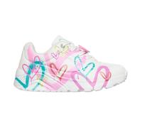 Skechers Kinder Sneaker Uno Lite Heart Status Weiß Größe 34