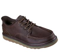 Skechers John Deere Brockman Herren-Industrieschuh, weich, Mokassin-Zehenbereich, entspannt, freihändig, rot/braun, 40 EU