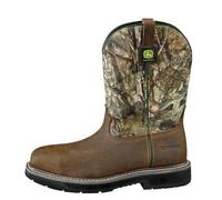 Skechers John Deere Rowood Herren-Gummistiefel, Mossy Oak Shaft, Comopsite-Zehenbereich, wasserdicht, Westernstiefel, Camo, 11.5