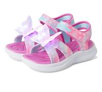 Skechers Jumpsters Butterfly Brites Sandale, Pink Sparkle Synthetic/Multi Trim, 28.5 EU