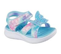 Skechers Baby-Mädchen Jumpsters Butterfly Brites Flache Sandale, Blue, 26 EU