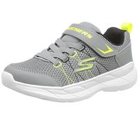 Skechers Jungen 403796l Gyyl Sneaker, Grau Textil Synthetik Gelb Schwarz Tri, 27 EU