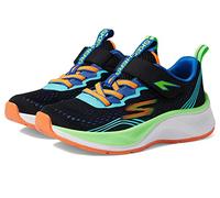 Skechers Jungen 403951l Bkmt Sneaker, Schwarzes Textilband mit Mehreren Zierelementen, 35 EU