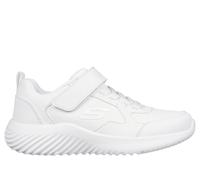 Skechers Jungen Bounder - Power Study Sneaker in Weiss, Größe 35